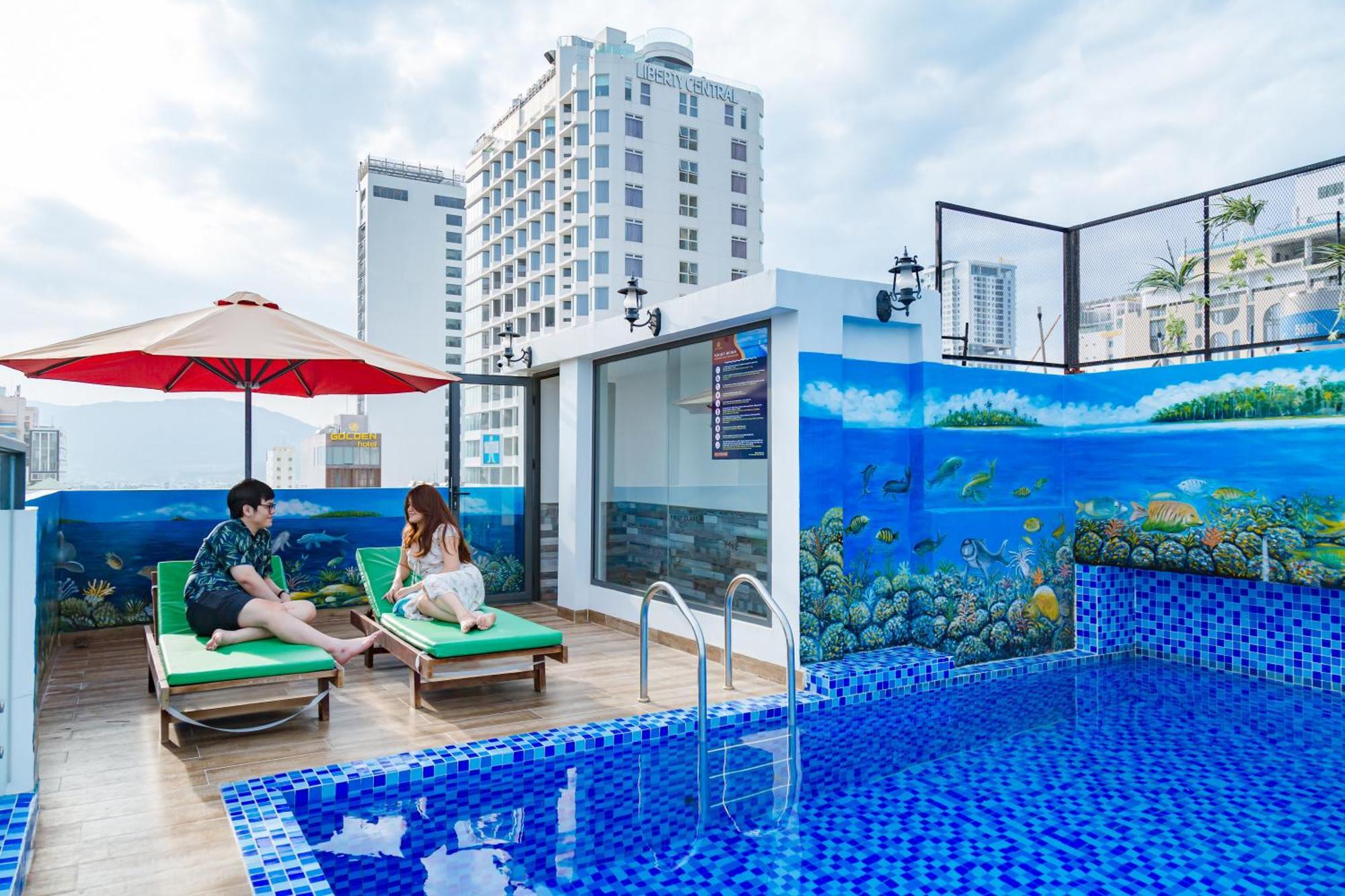 Azura Gold Hotel & Apartment ญาจาง ภายนอก รูปภาพ